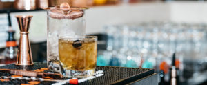 Old Fashioned Cocktail with Bourbon