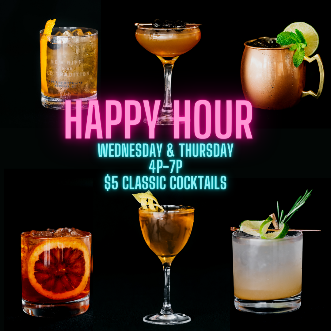 HAPPY HOUR: $5 Classic Cocktails image
